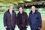 v.l.n.r.: Bürgermeister Gerhard Payer, Landeshauptmann Mag. Franz Voves und Sportlandesrat Ing. Manfred Wegscheider bei der Eröffnung der neuen Eishalle in Graz. Fotos: Robert Illemann