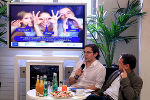 Eine rege Diskussion im Medienzentrum und vie Live-Chat rundete die Veranstaltung ab. Eine rege Diskussion im Medienzentrum und vie Live-Chat rundete die Veranstaltung ab.
