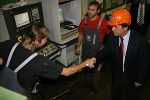 LH Mag. Franz Voves auf Betriebsbesuch bei voestalpine Tubulars in Kindberg.