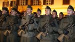 Rekruten bei der Angelobung vor dem Schloss Eggenberg © Bundesheer/GREBIEN; bei Quellenangabe honorarfrei;