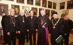 v.l.n.r.: Vizerektor Univ.Prof. Dr. Hubert Biedermann, Bürgermeister Dr. Matthias Konrad, LH Voves, Diözesanbischof Dr. Egon Kapellari und Rektor Wegscheider beim Festakt in der Montanuniversität Leoben © Russold / Foto Freisinger v.l.n.r.: Vizerektor Univ.Prof. Dr. Hubert Biedermann, Bürgermeister Dr. Matthias Konrad, LH Voves, Diözesanbischof Dr. Egon Kapellari und Rektor Wegscheider beim Festakt in der Montanuniversität Leoben