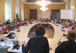 Dr. Heidi Zikulnig brachte den SchülerInnen zuvor im Rittersaal des Landhauses Europa näher. © alle Fotos Landespressedienst; bei Quellenangabe honorarfrei; Dr. Heidi Zikulnig brachte den SchülerInnen zuvor im Rittersaal des Landhauses Europa näher.