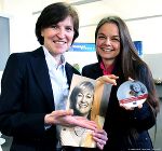 "Hörbuch-Redakteurinnen: .Heidi Zikulnig (europe direct Steiermark) und Patricia Benda (Europäische Kommission) "Hörbuch-Redakteurinnen: .Heidi Zikulnig (europe direct Steiermark) und Patricia Benda (Europäische Kommission)