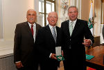 Eduard Hamedl, Josef Affenzeller und LH-Stv. Hermann Schützenhöfer