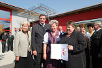 v.l. Landtagsabgeordnete Walpurga Beutl, Nationalrat Michael Prassl, Landeshauptmann Waltraud Klasnic und Bürgermeisterin Emma Liendl. Foto: Gerhard Dusek. Abdruck bei Quellenangabe honorarfrei.