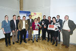 Das e5-Energieteam von Judenburg mit dem Landesenergiebeauftragten Wolfgang Jilek (2. v. r.) und Gerhard Ulz vom LandesEnergieVerein (1. v. r.)