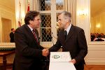 LH Voves mit Regierungsrat Dietmar Lautscham