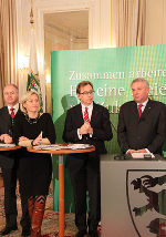 Präsentation des Doppelbudgets im Weißen Saal am 10. März 2011 