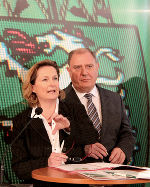 Präsentation des Doppelbudgets im Weißen Saal am 10. März 2011 