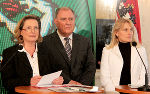 Präsentation des Doppelbudgets im Weißen Saal am 10. März 2011  © Landespressedienst