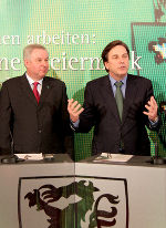 Präsentation des Doppelbudgets im Weißen Saal am 10. März 2011 