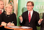 Präsentation des Doppelbudgets im Weißen Saal am 10. März 2011 