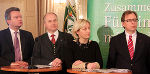 Präsentation des Doppelbudgets im Weißen Saal am 10. März 2011 