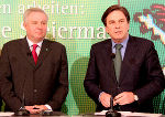 Präsentation des Doppelbudgets im Weißen Saal am 10. März 2011 