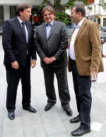 LH Franz Voves, Präsident Ivan Jakovčić und Boris Nemsic (v.l.) © Landespressedienst; bei Quellenangabe honorarfrei LH Franz Voves, Präsident Ivan Jakovčić und Boris Nemsic (v.l.)