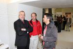 Josef Bauer von der Europaabteilung mit den Galeristen Helmut Lerchegger und Andreas Weilharter Josef Bauer von der Europaabteilung mit den Galeristen Helmut Lerchegger und Andreas Weilharter
