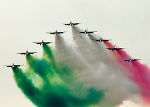 Die weltberühmten "Frecce Tricolori" kommen auch zur AIRPOWER11. © BMLVS; bei Quellenangabe honorarfrei Die weltberühmten "Frecce Tricolori" kommen auch zur AIRPOWER11.
