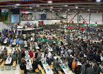 1.000 Gäste kamen zum Empfang in den Hangar in Zeltweg. © Wukoschitz/BMLV; bei Quellenangabe honorarfrei 1.000 Gäste kamen zum Empfang in den Hangar in Zeltweg.