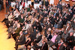 Viele obersteirische Bürgermeister kamen in den Congress in Leoben. © Landespressedienst; bei Quellenangabe honorarfrei Viele obersteirische Bürgermeister kamen in den Congress in Leoben.