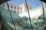 Das künftige Besucherzentrum der Landesbibliothek