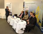 Moderator Franz Lückler und das "Mobilitäts-Panel"