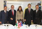 Von links: Lückler, Buchmann, Andreeva-Moschen, Hartmann, Schimanofsky