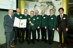 Kategorie Feuer: LR Johann Seitinger, Erwin Stubenschrott und das Team der KWB, Christian Sakulin (v.l.)