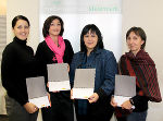 Gemeinsam mit ihrem Team präsentierte die Kinder- und Jugendanwältin ihren ersten Tätigkeitsbericht: Petra Gründl, Krista Mittelbach, Brigitte Pörsch und Maria Hofbauer (v. l.) © Foto: Landespressedienst/Schüttbacher; bei Quellenangabe honorarfrei Gemeinsam mit ihrem Team präsentierte die Kinder- und Jugendanwältin ihren ersten Tätigkeitsbericht: Petra Gründl, Krista Mittelbach, Brigitte Pörsch und Maria Hofbauer (v. l.)