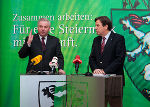 LH-Vize Hermann Schützenhöfer und LH Franz Voves (v.l.) © Land Steiermark/camera-obscura.at; bei Quellenangabe honorarfrei LH-Vize Hermann Schützenhöfer und LH Franz Voves (v.l.)