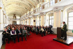 Die Aula der Alten Universität bot den würdigen Rahmen für die Auszeichnungen. © Fotos: Land Steiermark/Frankl; bei Quellenangabe honorarfrei Die Aula der Alten Universität bot den würdigen Rahmen für die Auszeichnungen.