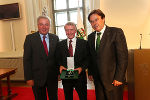 LH-Vize Hermann Schützenhöfer, Hans Sünkel und LH Franz Voves