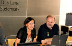 BM Mikl-Leitner und Kalcher © Fotos: steiermark.at (Leiß); bei Quellenangabe honorarfrei BM Mikl-Leitner und Kalcher