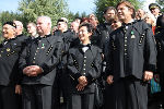 LH-Vize Hermann Schützenhöfer, Bürgermeisterin Christine Holzweber und LH Franz Voves bei der Jubiläumsfeier © Foto: steiermark.at/Reischl; bei Quellenangabe honorarfrei