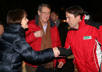 Botschafter aus aller Welt bei der Abfahrt der Herren in Schladming © GEPA pictures / Erwin Scheriau; bei Quellenangaben honorarfrei
