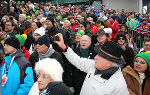 Botschafter aus aller Welt bei der Abfahrt der Herren in Schladming