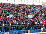 Botschafter aus aller Welt bei der Abfahrt der Herren in Schladming