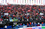 Botschafter aus aller Welt bei der Abfahrt der Herren in Schladming