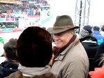 Botschafter aus aller Welt bei der Abfahrt der Herren in Schladming