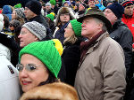 Botschafter aus aller Welt bei der Abfahrt der Herren in Schladming