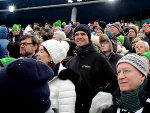Botschafter aus aller Welt bei der Abfahrt der Herren in Schladming