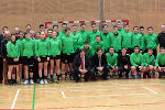 LH Voves beim Besuch der Handballakademie LH Voves beim Besuch der Handballakademie