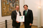 Professor Schmölzer und LH Voves Professor Schmölzer und LH Voves
