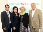 LR Michael Schickhofer, LSR-Präsidentin Elisabeth Meixner, LR Kristina Edlinger-Ploder und Vizepräsident Wolfgang Erlitz (v. l.)