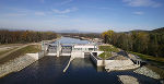 Das neue Wasserkraftwerk in Kalsdorf © Fotos: Energie Steiermark; bei Quellenangabe honorarfrei Das neue Wasserkraftwerk in Kalsdorf