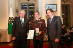 Anton Pilch mit LH Franz Voves und LH-Vize Hermann Schützenhöfer