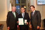 Wolfgang Schwabl mit LH Franz Voves und LH-Vize Hermann Schützenhöfer