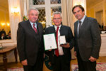 Franz Macher mit LH Franz Voves und LH-Vize Hermann Schützenhöfer