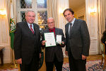 Ewald Oberleitner mit LH Franz Voves und LH-Vize Hermann Schützenhöfer