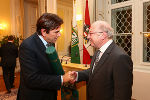 Reinhard Bleich mit LH Franz Voves