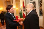 Berndt Edelsbrunner mit LH Franz Voves
